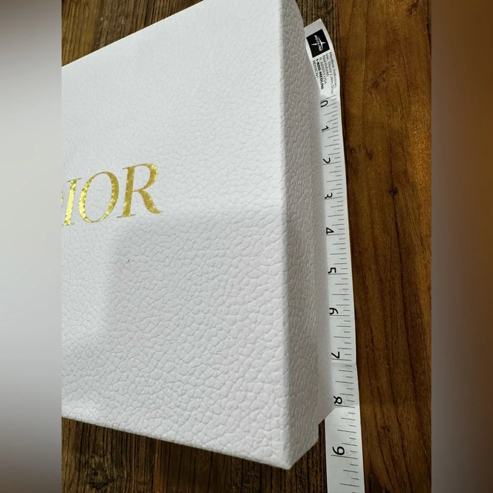 Dior White Box with Gold Logo